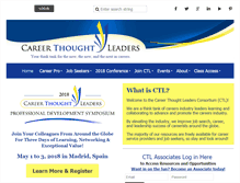 Tablet Screenshot of careerthoughtleaders.com